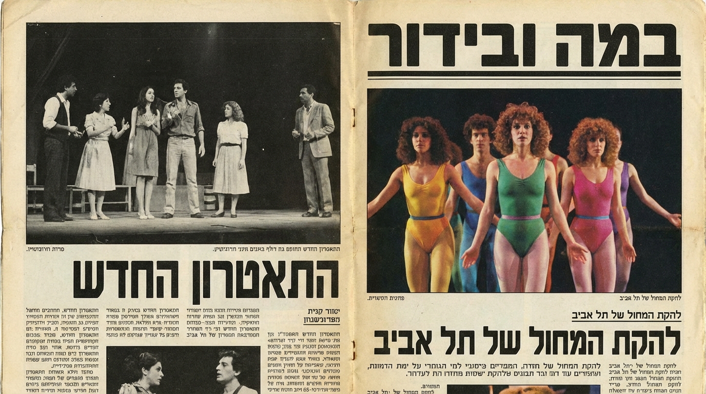 כתבת תרבות ובידור — ארכיון עיתונאי ישראלי